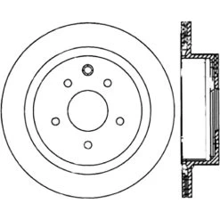 127.42072L - StopTech Sport Drilled & Slotted Brake Rotor; Rear Left
