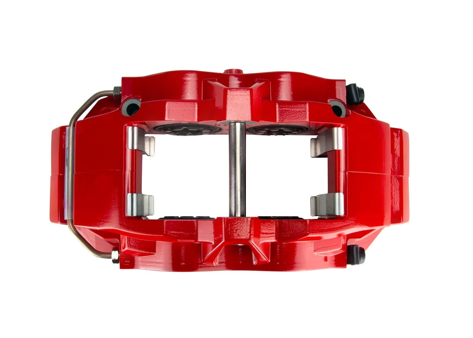 BC4101RED-L - EBC Apollo-4 Brake Caliper; Red - Leading Left 4 BC4101RED-L - EBC Apollo-4 Brake Caliper; Red - Leading Left - Image 4