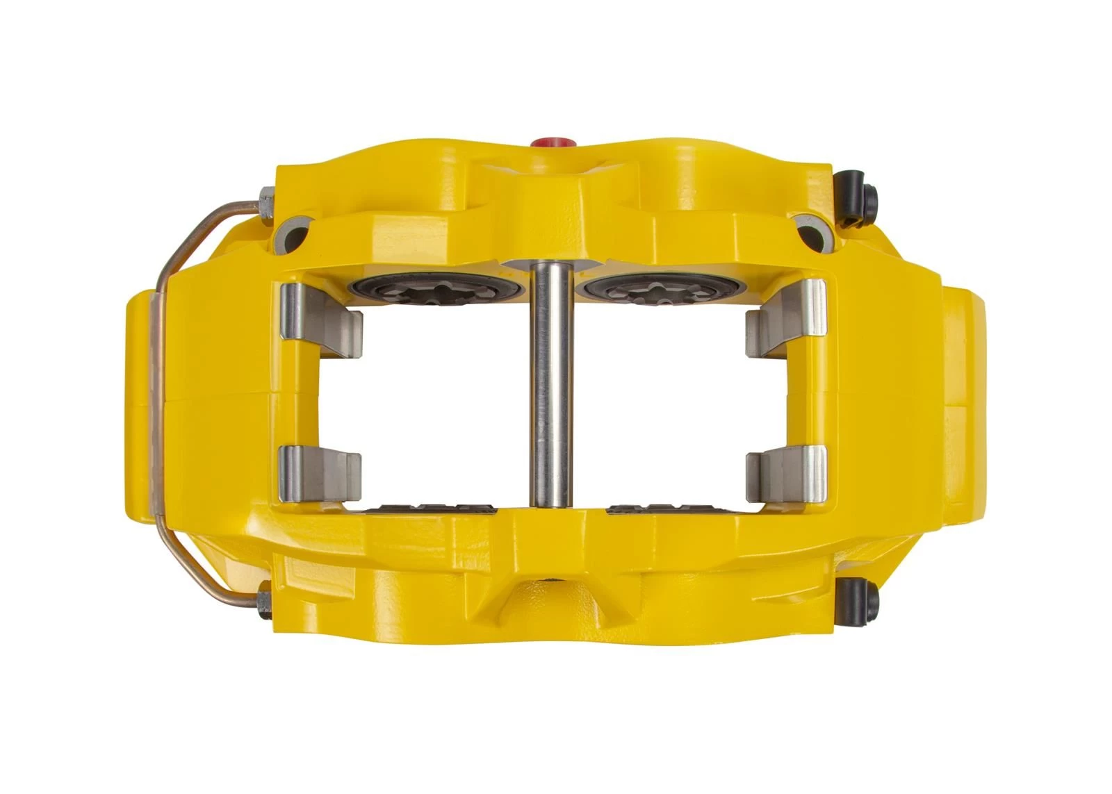 BC4101YEL-L - EBC Apollo-4 Brake Caliper; Yellow - Leading Left 4 BC4101YEL-L - EBC Apollo-4 Brake Caliper; Yellow - Leading Left - Image 4