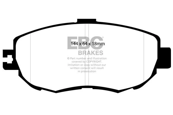 DP31006C - EBC Redstuff Brake Pads; Front 2 DP31006C - EBC Redstuff Brake Pads; Front - Image 2