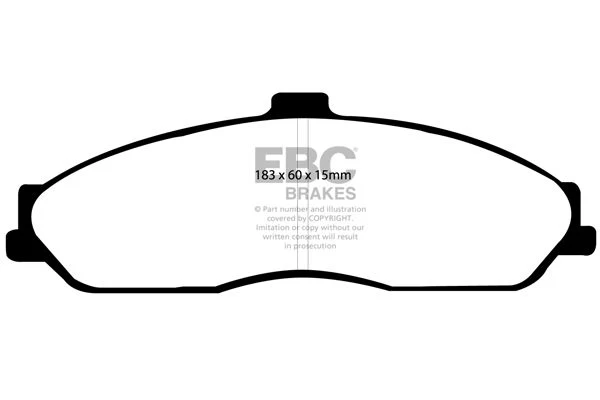 DP31162C - EBC Redstuff Brake Pads; Front 2 DP31162C - EBC Redstuff Brake Pads; Front - Image 2