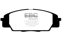 DP81254RPX - EBC RP-X Brake Pads; Front -Automotive parts store DP1254 ea06