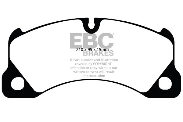 DP51835NDX - EBC Bluestuff NDX Brake Pads; Front 2 DP51835NDX - EBC Bluestuff NDX Brake Pads; Front - Image 2