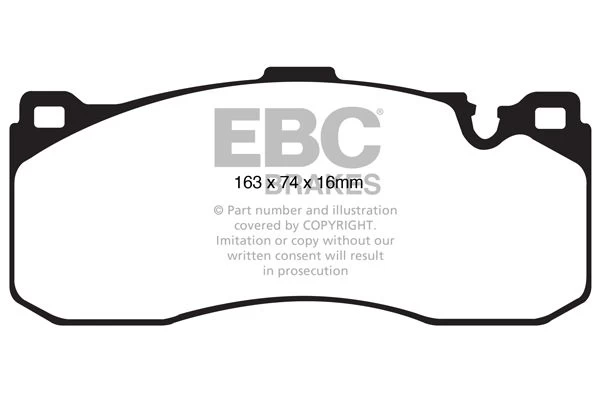 DP31995C - EBC Redstuff Brake Pads; Front 2 DP31995C - EBC Redstuff Brake Pads; Front - Image 2