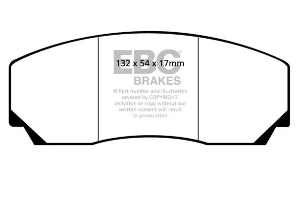 DP5002SS - EBC Bluestuff NDX Brake Pads; Front 2 DP5002SS - EBC Bluestuff NDX Brake Pads; Front - Image 2