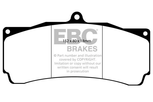 DP5006NDX - EBC Bluestuff NDX Brake Pads; Front 4 DP5006NDX - EBC Bluestuff NDX Brake Pads; Front - Image 4