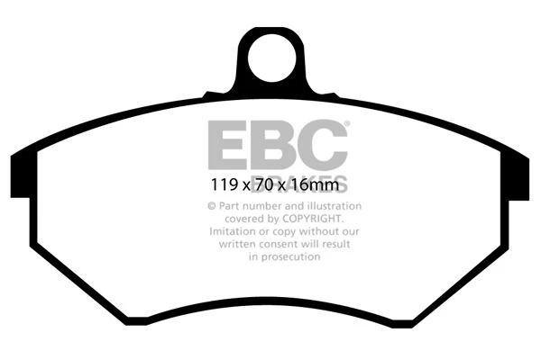 DP5841NDX - EBC Bluestuff NDX Brake Pads; Front 2 DP5841NDX - EBC Bluestuff NDX Brake Pads; Front - Image 2