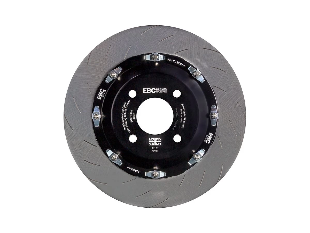 SG2FK-010 - EBC BBK Replacement Discs - 330x28mm Slotted - Front 2 SG2FK-010 - EBC BBK Replacement Discs - 330x28mm Slotted - Front - Image 2