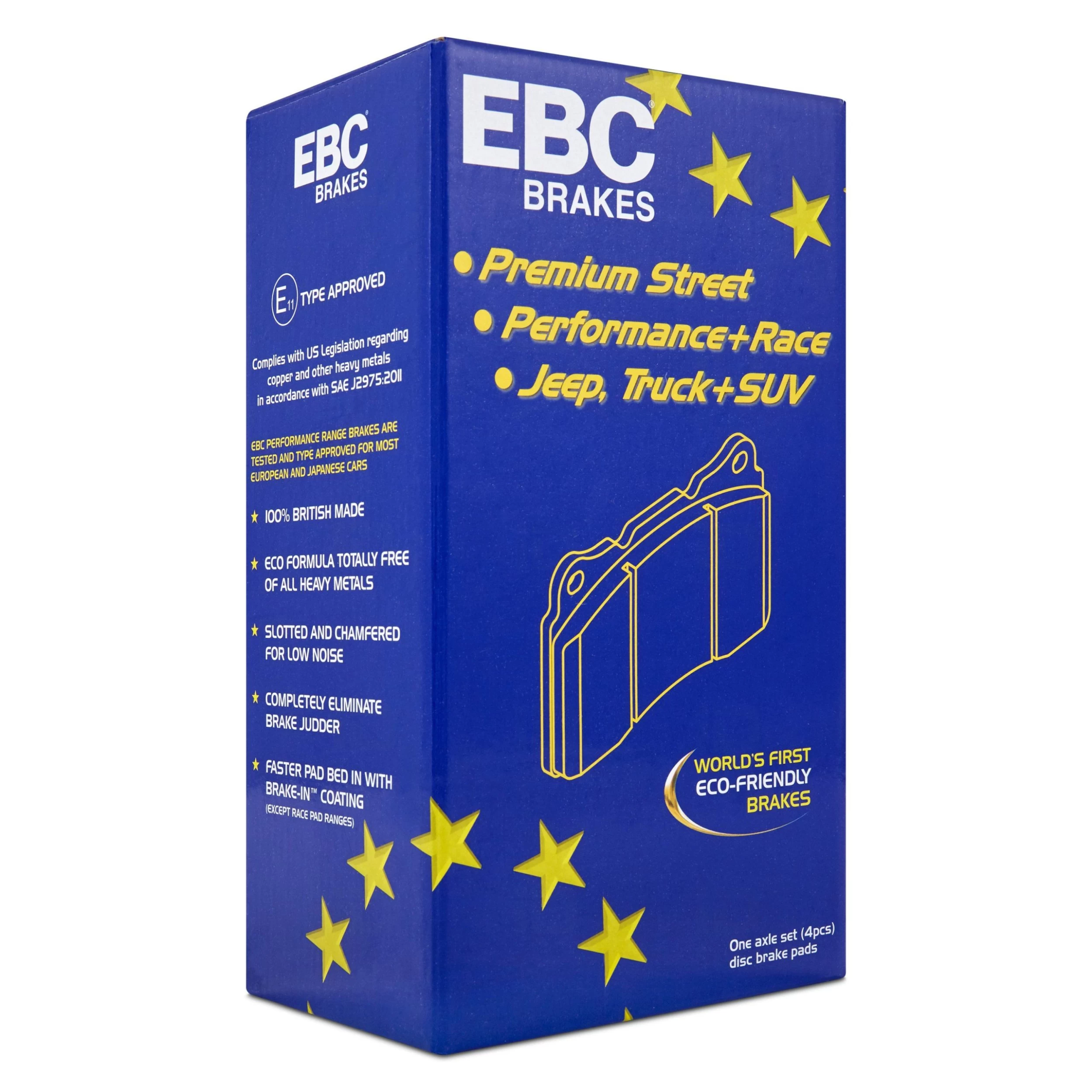 DP4006R - EBC Yellowstuff Brake Pads; Front 6 DP4006R - EBC Yellowstuff Brake Pads; Front - Image 6